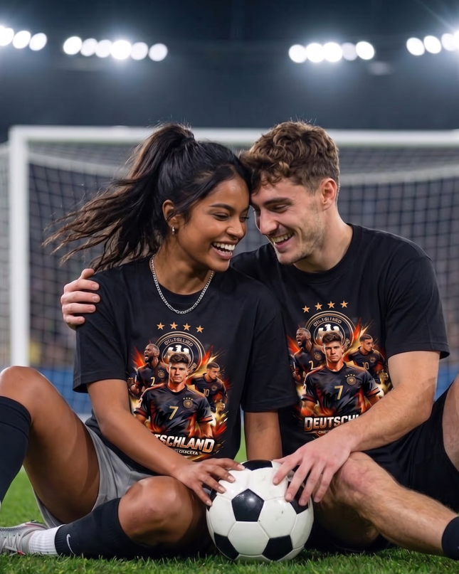 Kai Havertz #7 Deutschland Weltmeisterschaft 2026 Squad Fire Unisex Fan T-Shirt