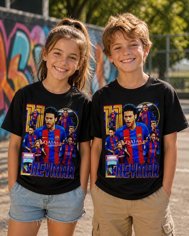 Neymar Jr Barcelona #11 Kids Fan T-Shirt