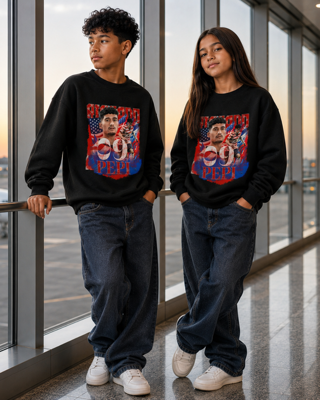 Ricardo Pepi USA 2026 Kids Fan Crewneck