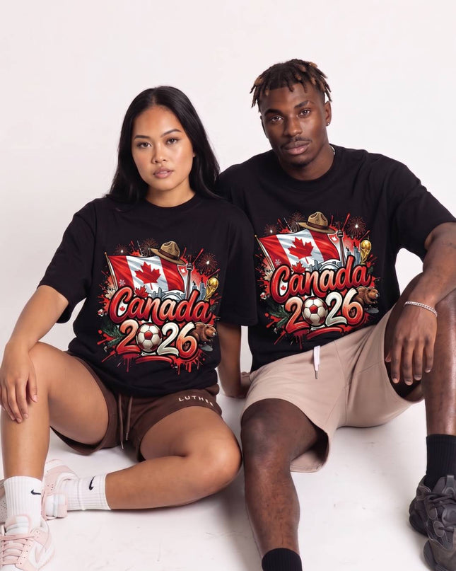 Canada 2026 Graffiti Fiesta Soccer World Cup Unisex Fan T-Shirt