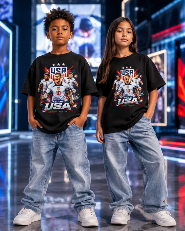 Team USA World Cup 2026 Kids Fan T-Shirt