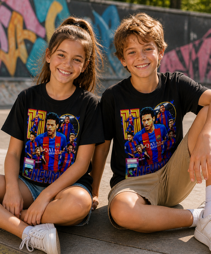 T-shirt Enfant Neymar Jr Barcelone #11
