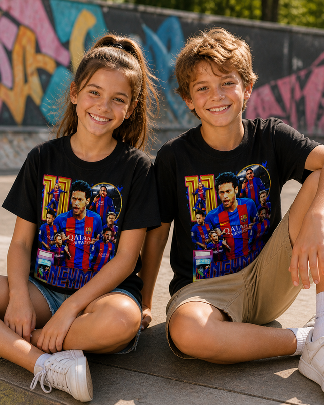 Neymar Jr Barcelona #11 Kids Fan T-Shirt