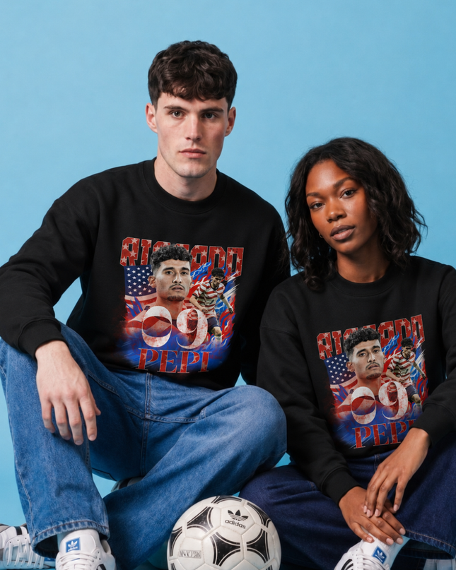 Ricardo Pepi USA 2026 Unisex Fan Crewneck