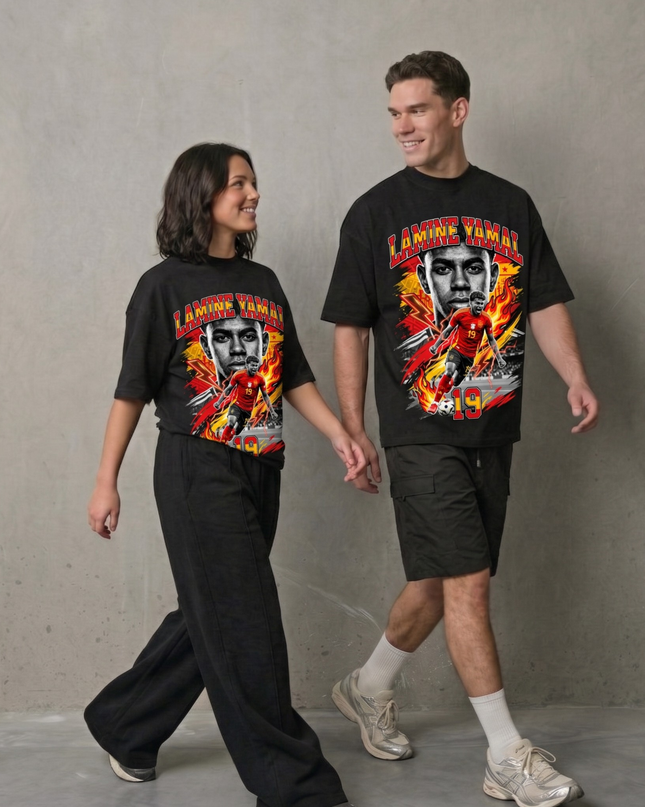 Lamine Yamal España Portrait Feu T-Shirt Fan Vol. 2