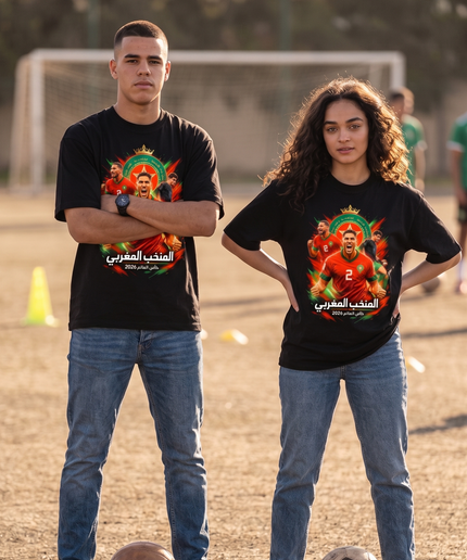 Achraf Hakimi #2 Al Muntakhab Al Maghribi Squad Soccer World Cup 2026 Unisex Fan T-Shirt