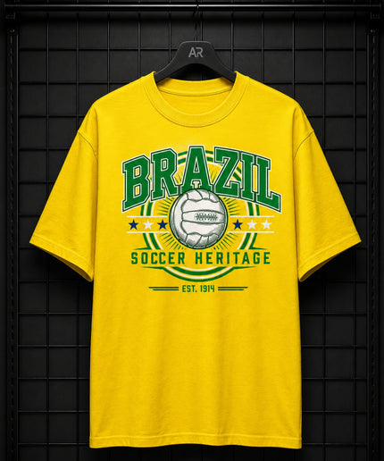Brazil Soccer Heritage Est. 1914 Kids Fan T-Shirt