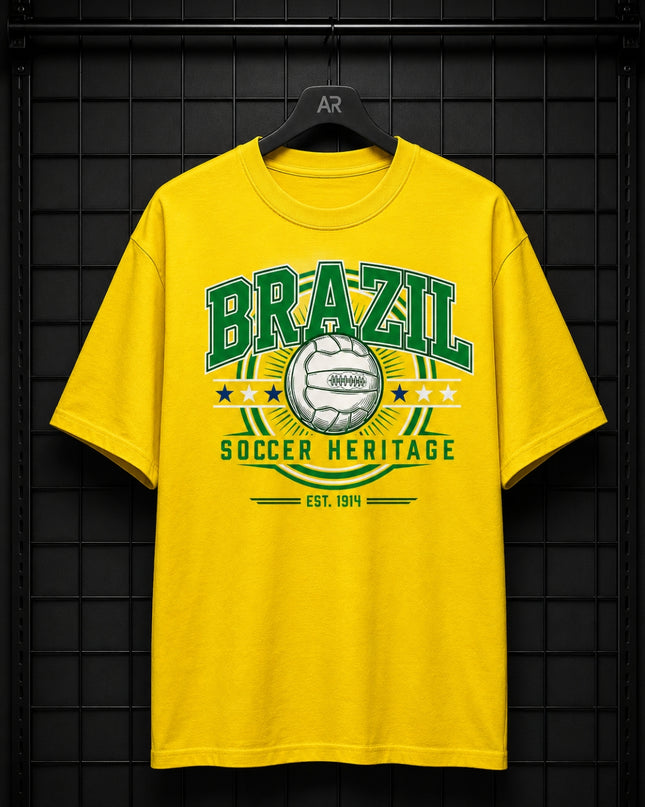 Brazil Soccer Heritage Est. 1914 Unisex Fan T-Shirt