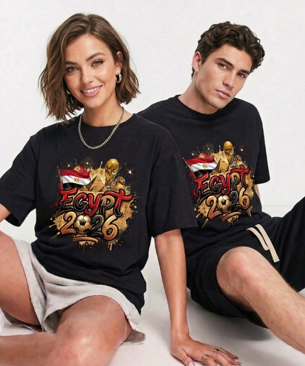 Egypt 2026 Golden Trophy Edition Soccer World Cup Unisex Fan T-Shirt