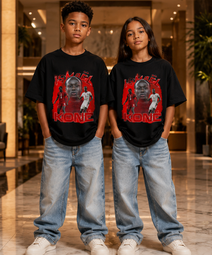 Ismael Kone Canada Red Fire Kids Fan T-Shirt