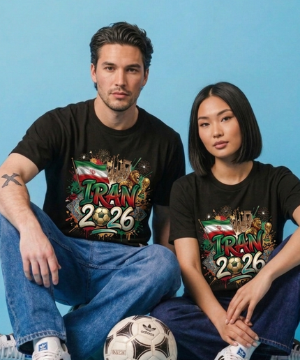 Iran 2026 Graffiti Celebration Unisex Fan T-Shirt