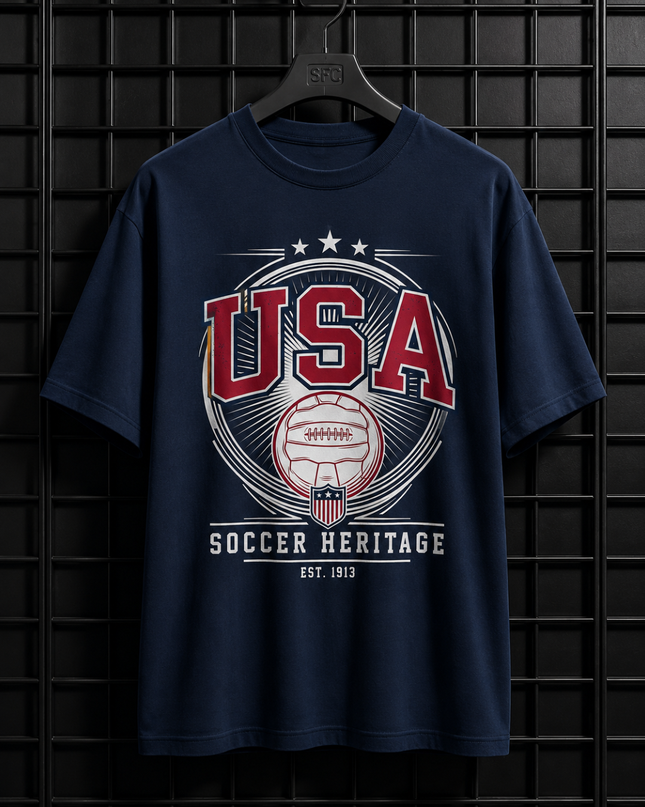 USA Soccer Heritage Est. 1913 Kids Fan T-Shirt