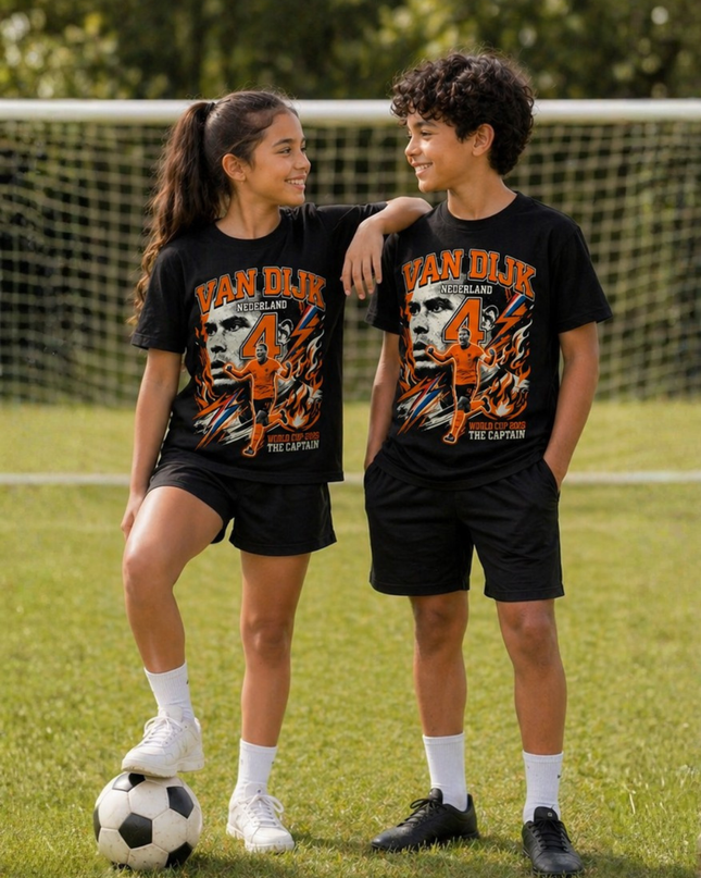 T-Shirt Enfant Virgil Van Dijk Pays-Bas