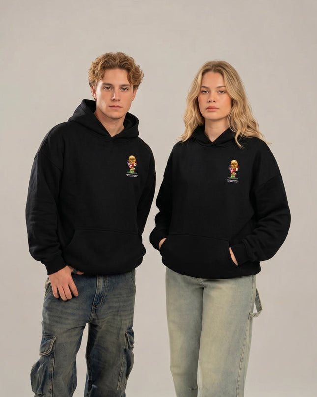 David Beckham Multi-Club Legend Retro Bootleg Collage Adult Fan Hoodie