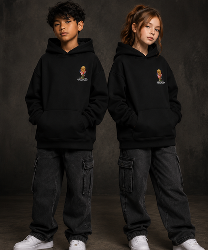Sweat à capuche enfant Raphinha Barcelone Poing levé