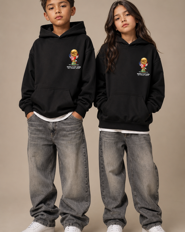 Sweat à capuche enfant fan légende Ronaldinho #10 Barcelone