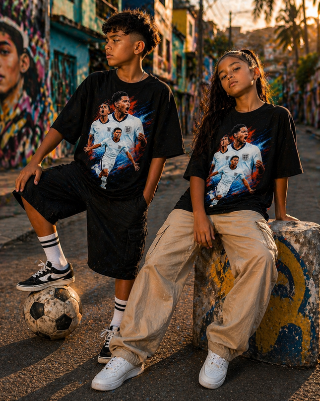 T-shirt Enfant Fan de Jude Bellingham Angleterre