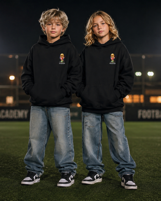 Sweat à capuche enfant Jude Bellingham Real Madrid style rétro