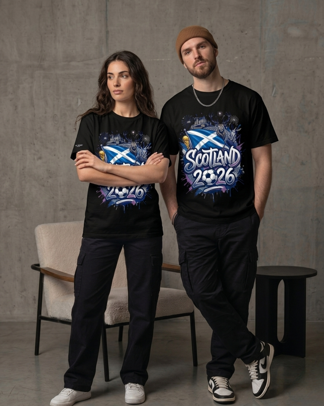 Scotland 2026 Graffiti Heritage Edition Soccer World Cup Unisex Fan T-Shirt