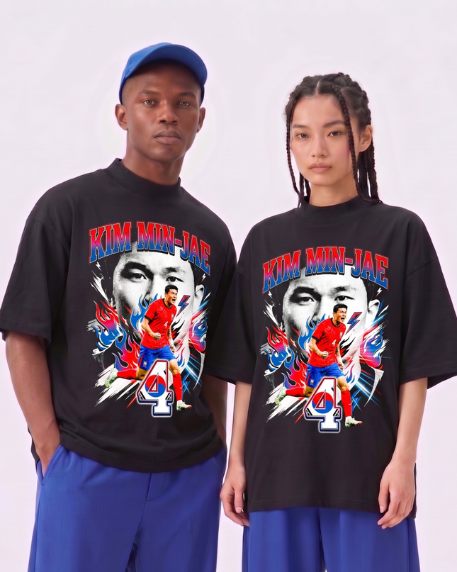 Kim Min-Jae #4 South Korea National Team World Cup 2026 Unisex Fan T-Shirt