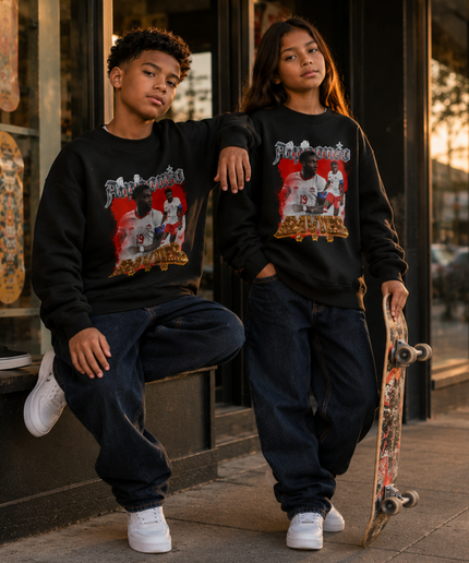 Alphonso Davies Canada 2026 Kids Fan Crewneck
