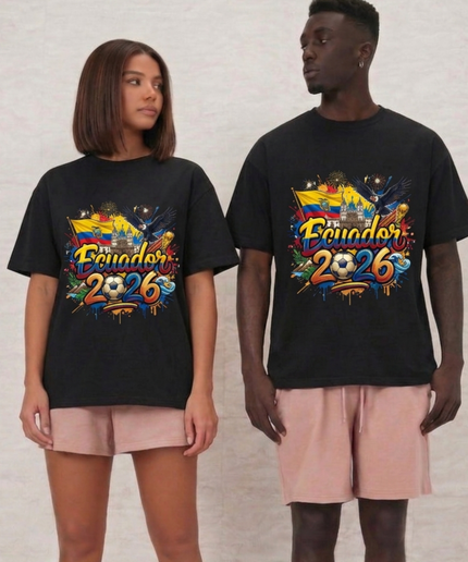 Ecuador 2026 Graffiti Edition Soccer World Cup Unisex Fan T-Shirt