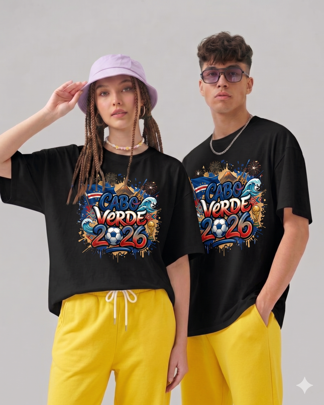 Cabo Verde 2026 World Cup Street Art Unisex Fan T-Shirt