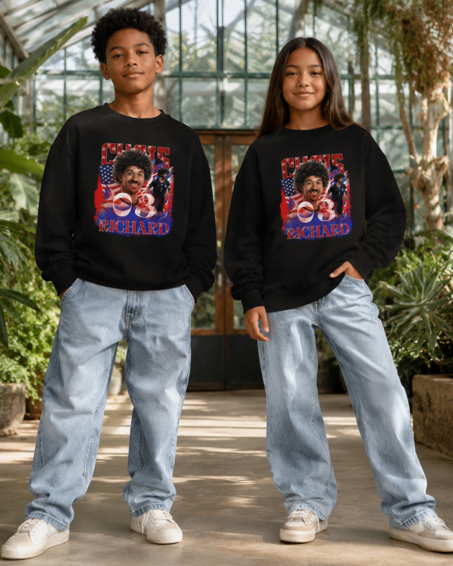 Chris Richard USA 2026 Kids Fan Crewneck