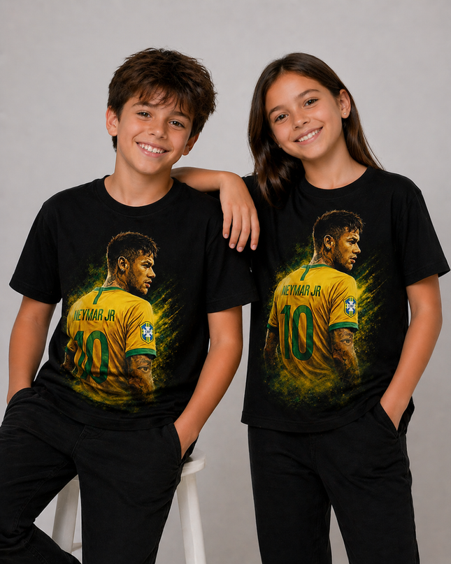Neymar Jr Brazil Kids Fan T-Shirt