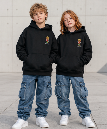Vinicius Junior Real Madrid Retro Bootleg Kids Fan Hoodie