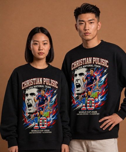 Christian Pulisic USA 2026 Unisex Fan Crewneck