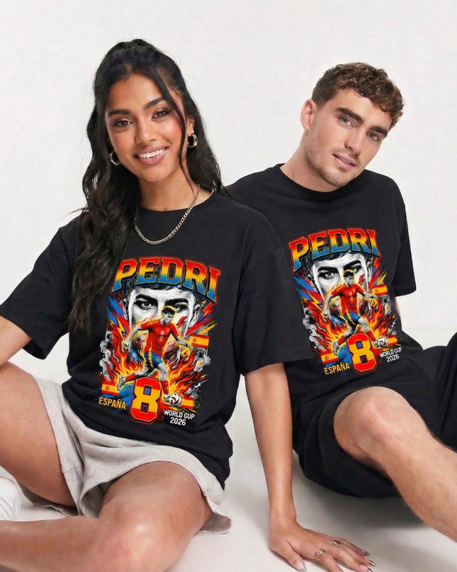 Pedri #8 – España World Cup 2026 T-Shirt