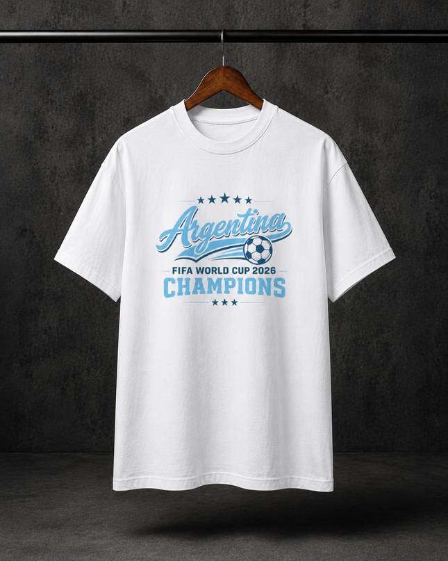 Argentina FIFA World Cup 2026 Champions Unisex Fan T-Shirt