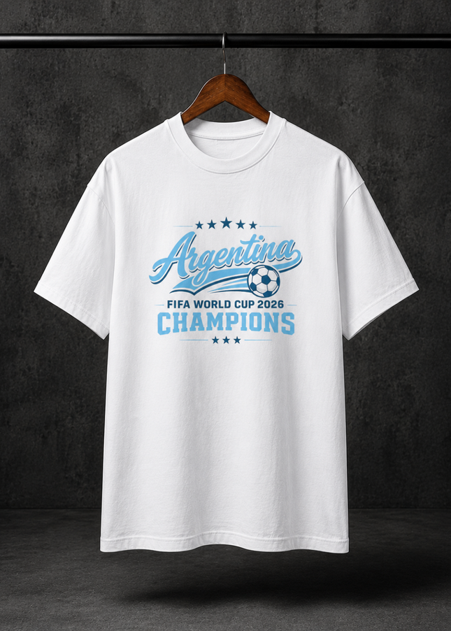 Argentina FIFA World Cup 2026 Champions Unisex Fan T-Shirt