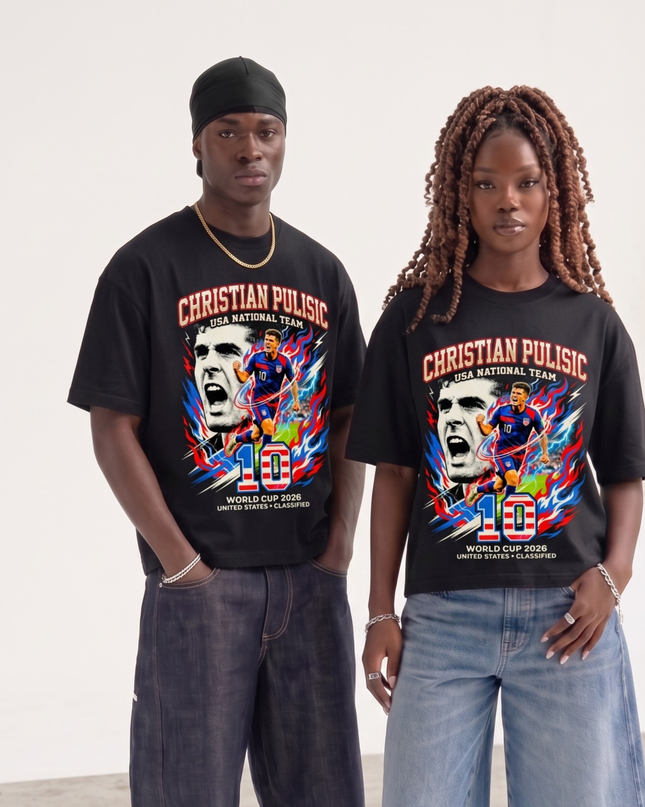 Christian Pulisic #10 USA National Team World Cup 2026 Classified Unisex Fan T-Shirt