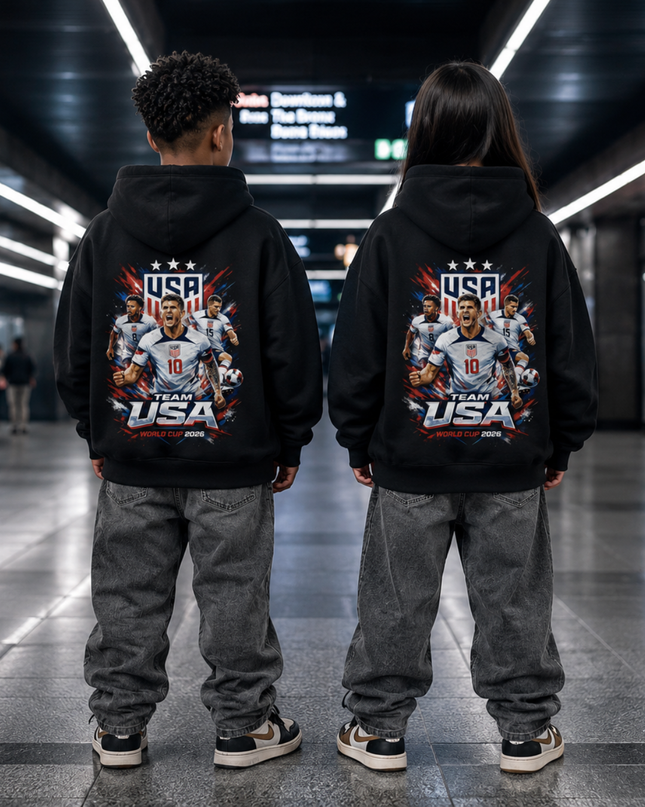 Team USA World Cup 2026 Kids Fan Hoodie