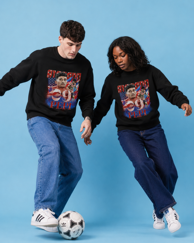 Ricardo Pepi USA 2026 Unisex Fan Crewneck