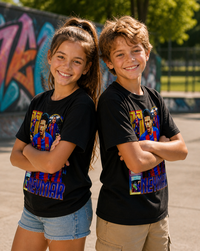 Neymar Jr Barcelona #11 Kids Fan T-Shirt