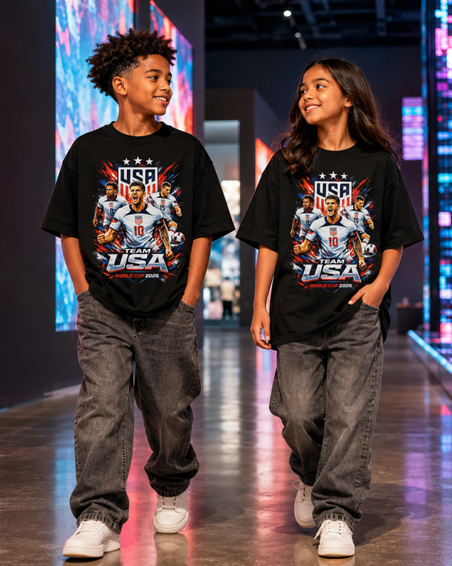 Team USA World Cup 2026 Kids Fan T-Shirt
