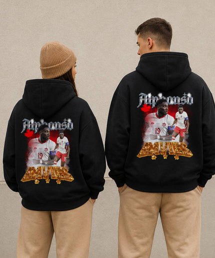 Alphonso Davies Canada #19 Gold Unisex Fan Hoodie