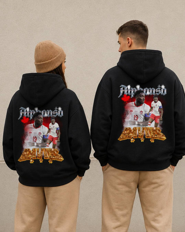 Alphonso Davies Canada #19 Gold Unisex Fan Hoodie