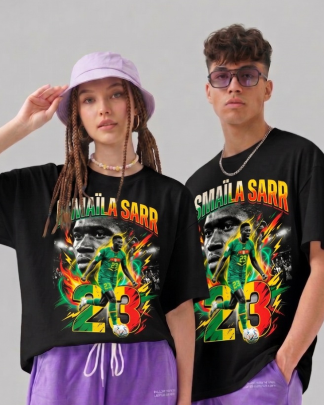 Ismaïla Sarr #23 Senegal Soccer World Cup 2026 Unisex Fan T-Shirt