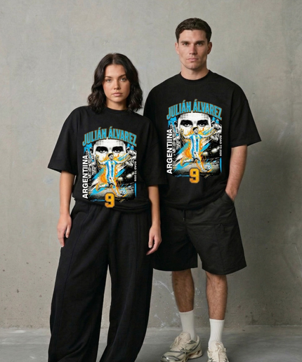 Julián Álvarez #9 Argentina Road to 2026 Unisex Fan T-Shirt