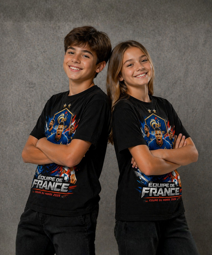 Équipe de France Coupe du Monde 2026 Kids Fan T-Shirt