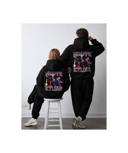 Mbappe Kylian PSG Era Vintage Bootleg Collage Unisex Fan Hoodie