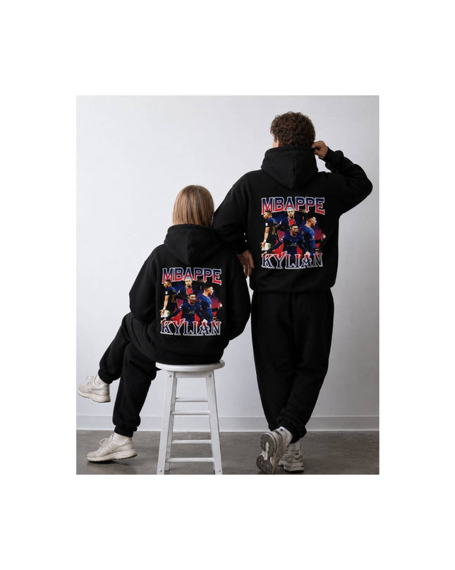 Mbappe Kylian PSG Era Vintage Bootleg Collage Unisex Fan Hoodie