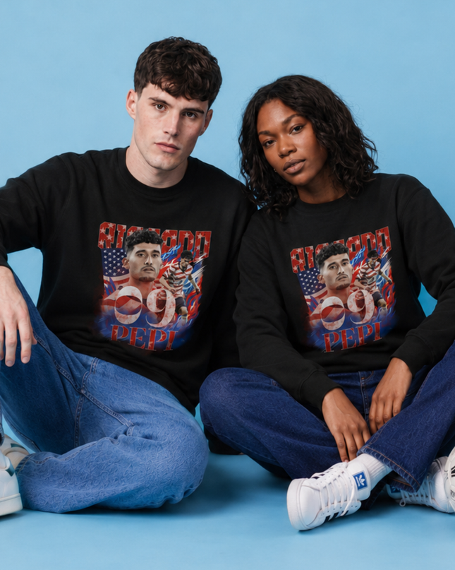 Ricardo Pepi USA 2026 Unisex Fan Crewneck