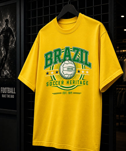 Brazil Soccer Heritage Est. 1914 Kids Fan T-Shirt