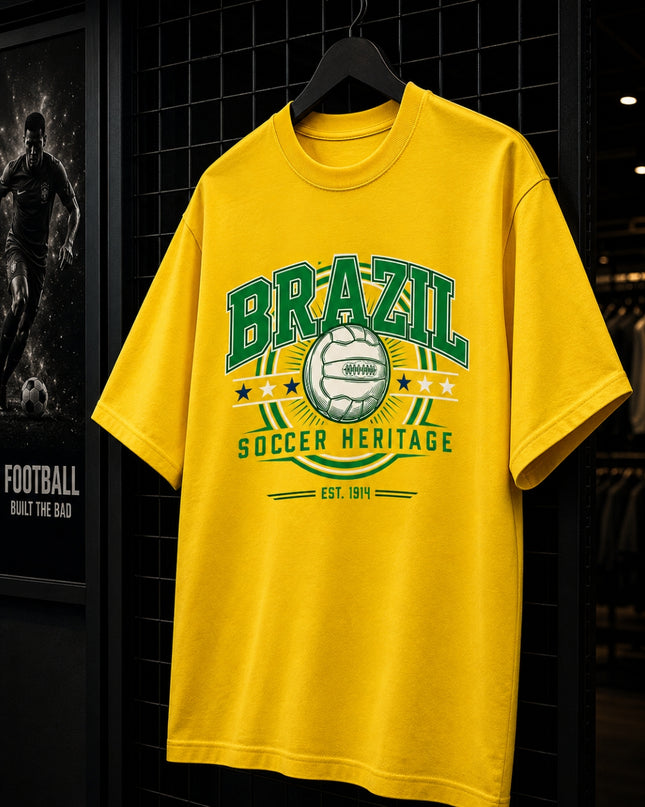 Brazil Soccer Heritage Est. 1914 Unisex Fan T-Shirt