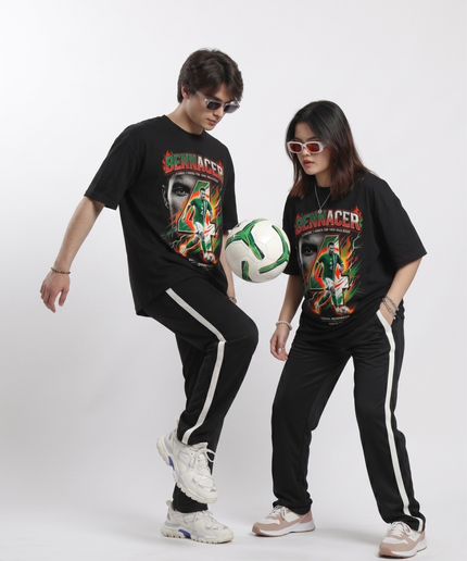 T-shirt Unisexe Fan Algérie Ismaël Bennacer #4 Coupe du Monde de Football 2026